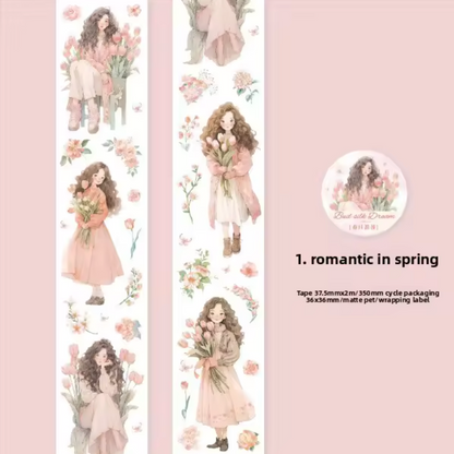 Washi Tape Monitas & Flores de colores