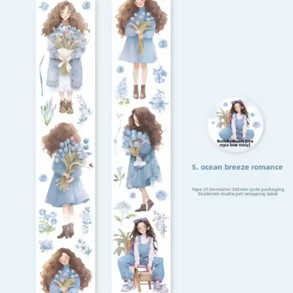 Washi Tape Monitas & Flores de colores
