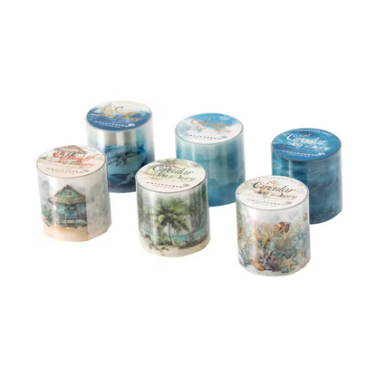 Washi Tape ancho Playa y verano