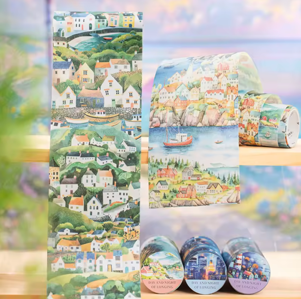 Washi Tape Ancho Paisaje vertical
