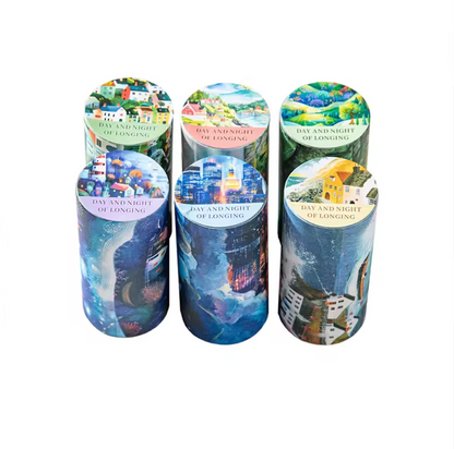Washi Tape Ancho Paisaje vertical