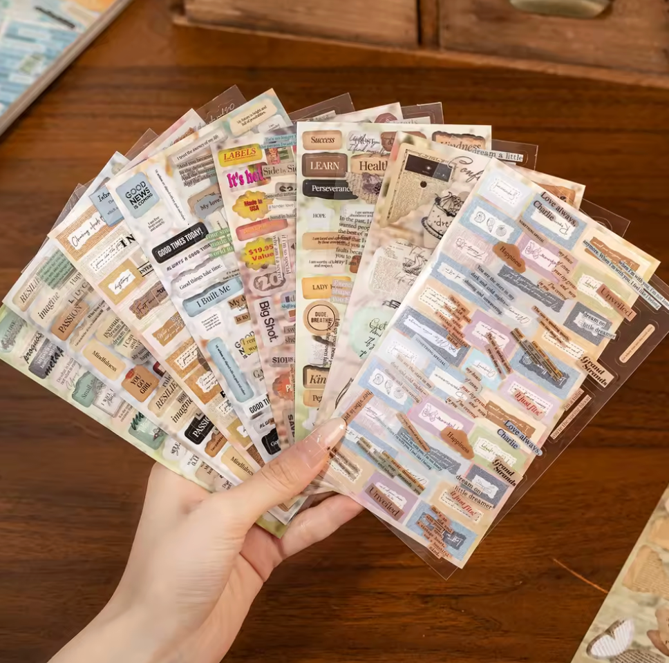 Libro de Stickers Palabras & Texto