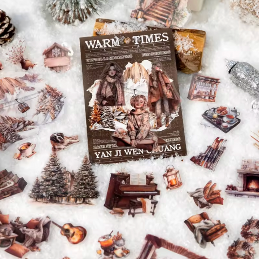 30 Stickers Navidad - Warm Times