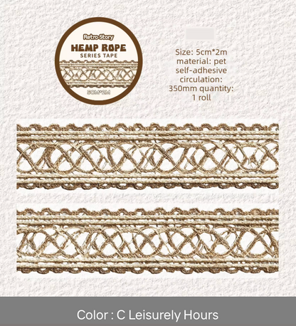 Washi Tape Cuerda Natural
