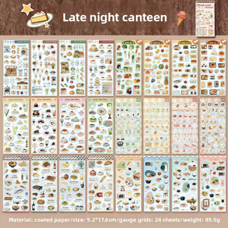 24 Hojas de Stickers