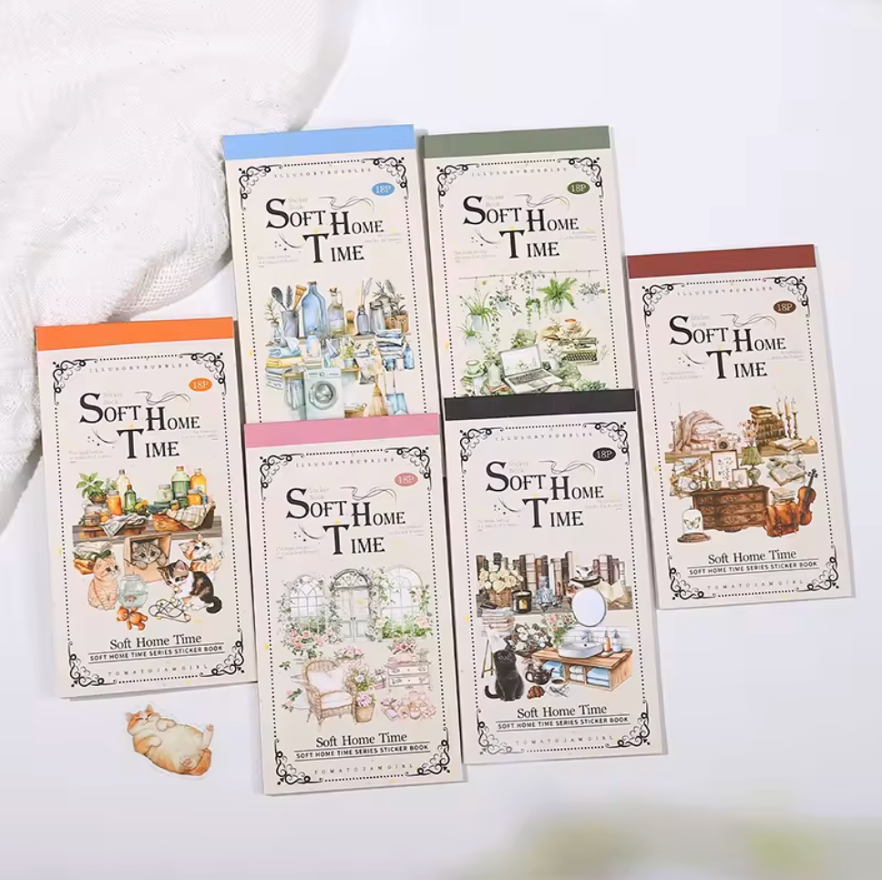 Libro de Stickers - Soft Time Home