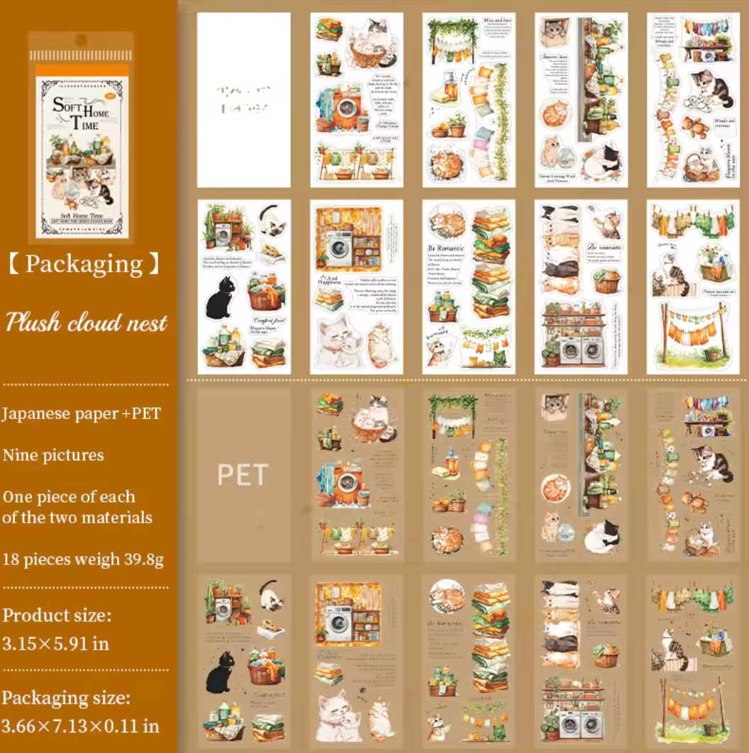 Libro de Stickers - Soft Time Home