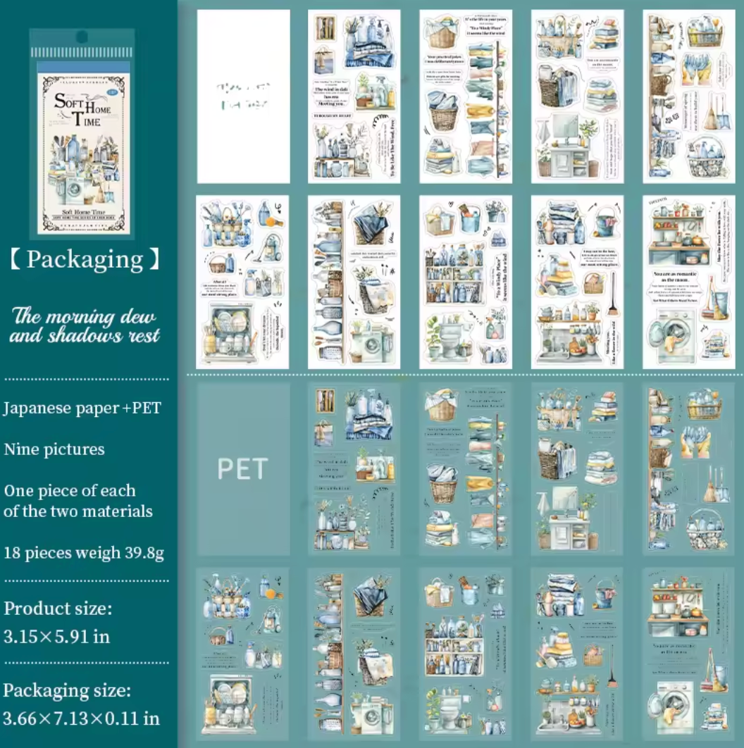 Libro de Stickers - Soft Time Home