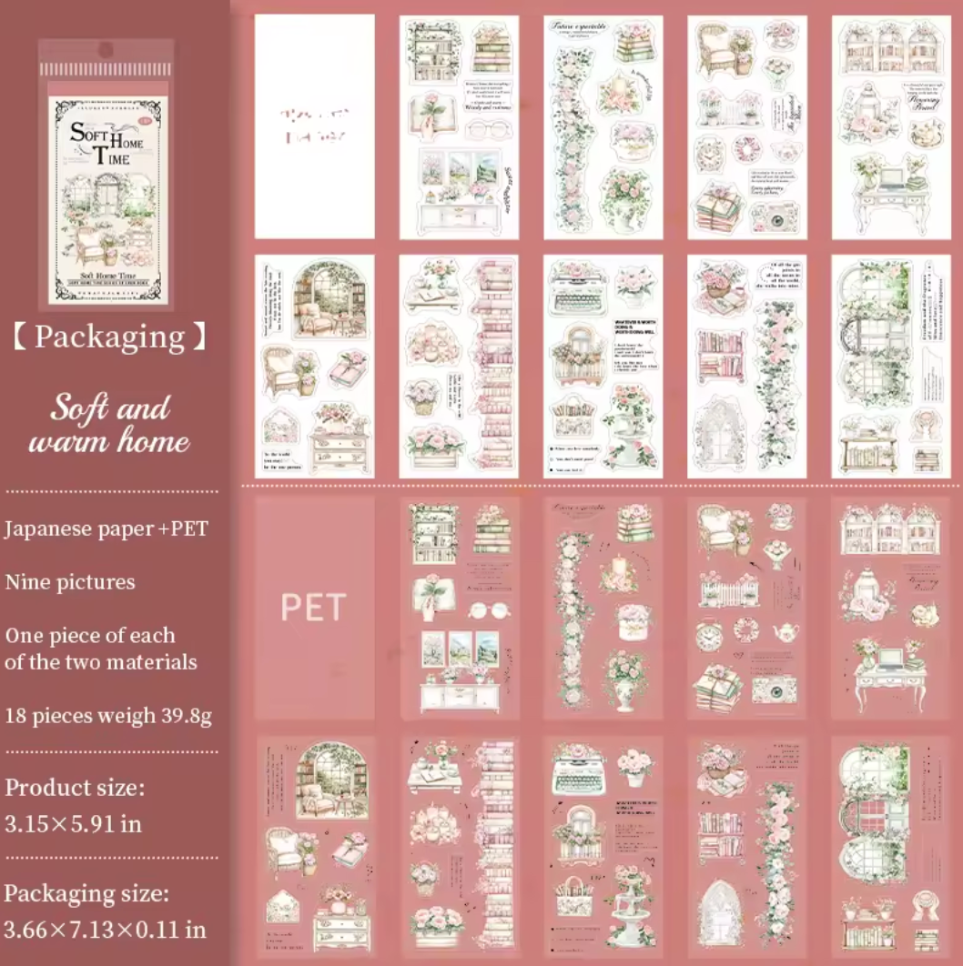 Libro de Stickers - Soft Time Home