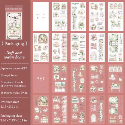 Libro de Stickers - Soft Time Home