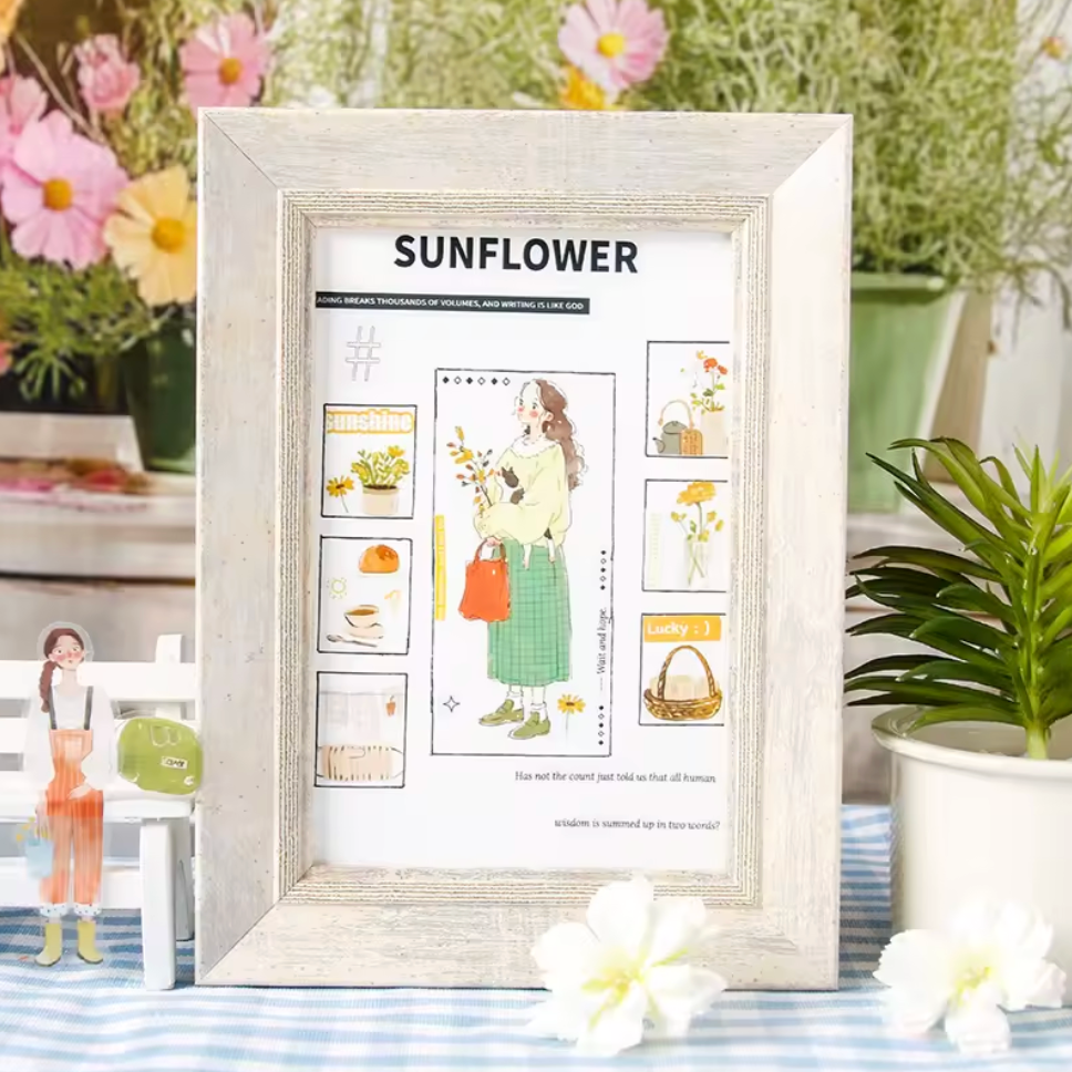 6 Hojas de Stickers Monitas & Estaciones