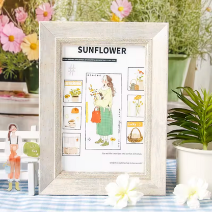 6 Hojas de Stickers Monitas & Estaciones