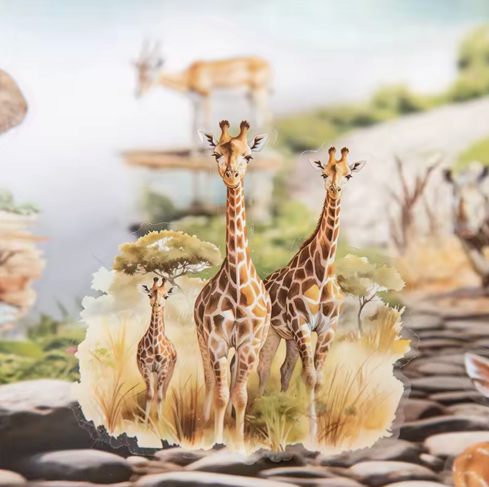 Libro de Stickers Animales salvajes