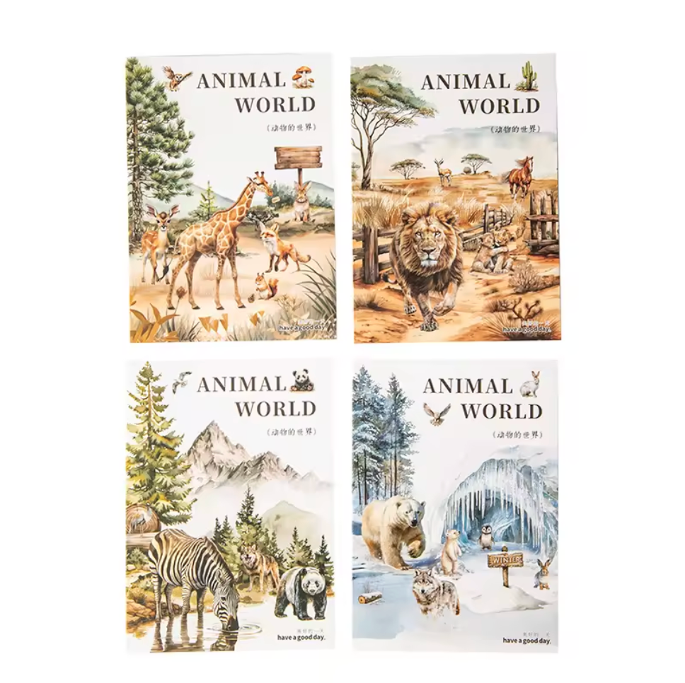 Libro de Stickers Animales salvajes