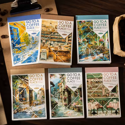 Liçbro de Stickers Ciudades & café - 30 paginas