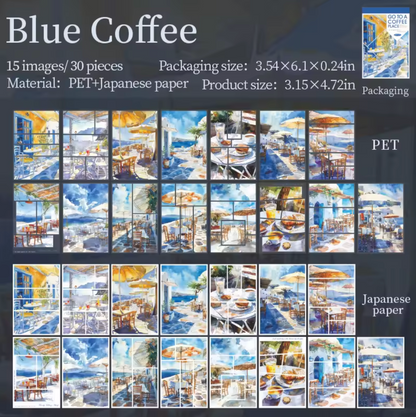 Liçbro de Stickers Ciudades & café - 30 paginas