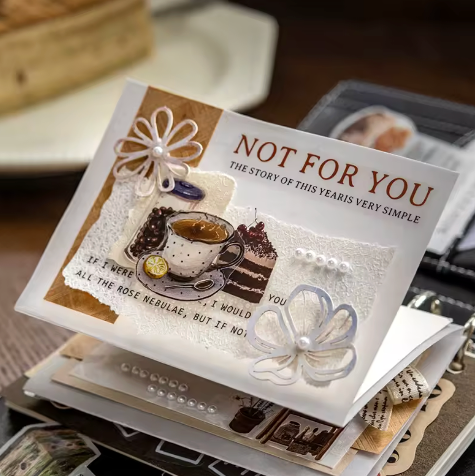 Rollo de Stickers Postres & Café