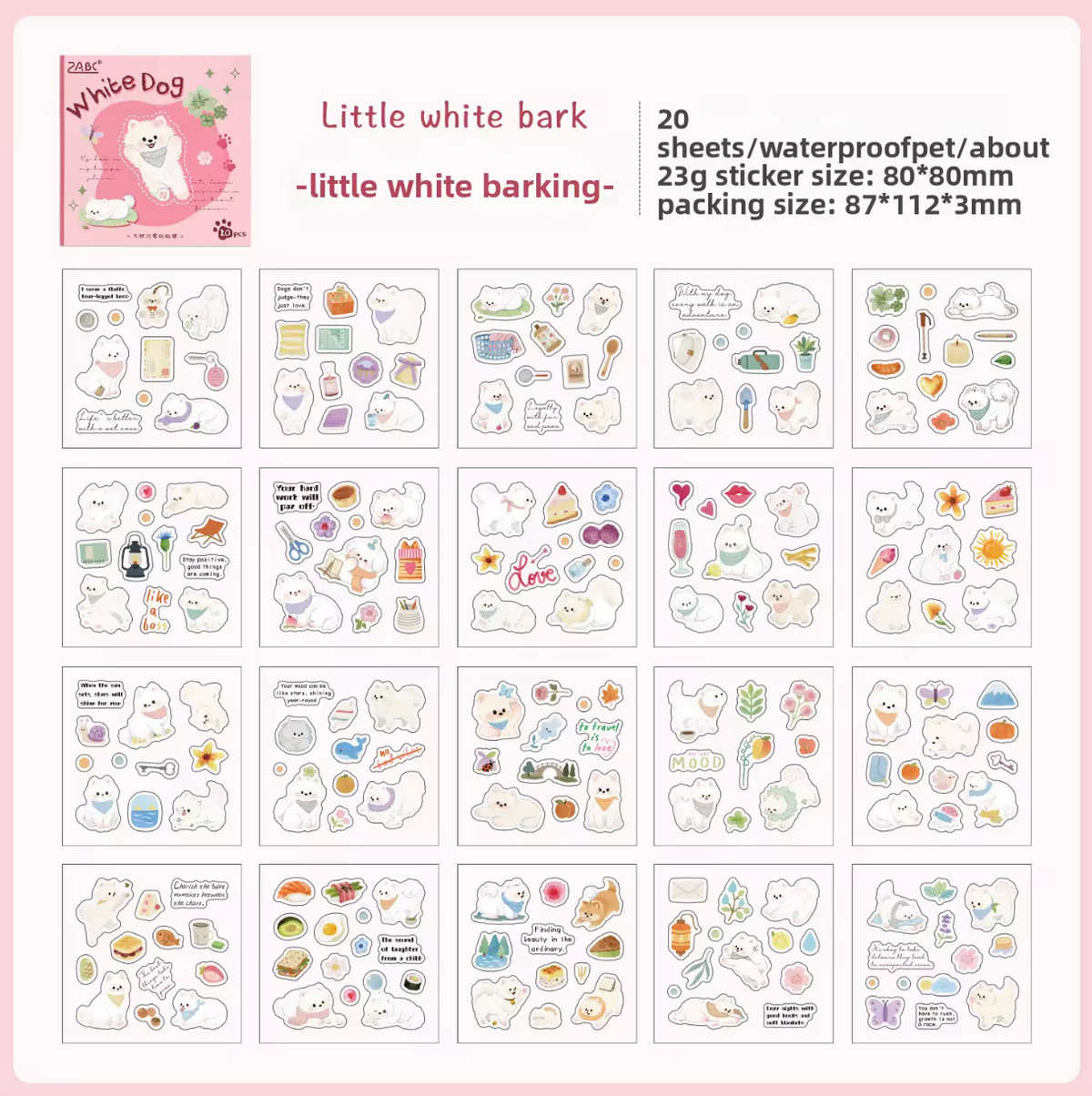 Libro de stickers chico Animales