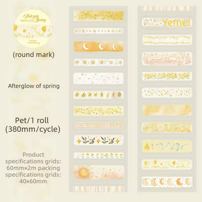 Rollo de Stickers Tiras de colores