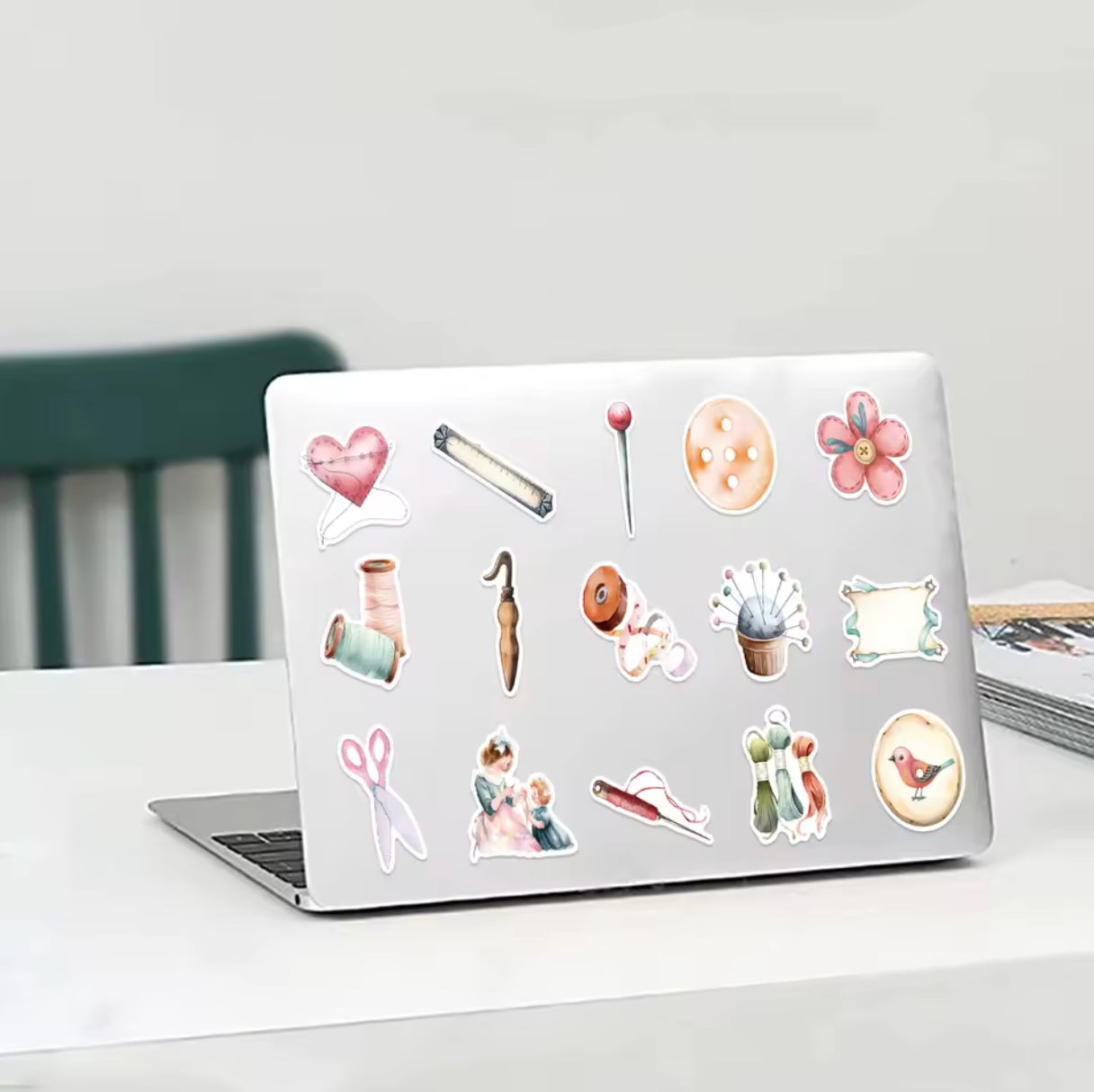 50 Stickers Vinil Costura