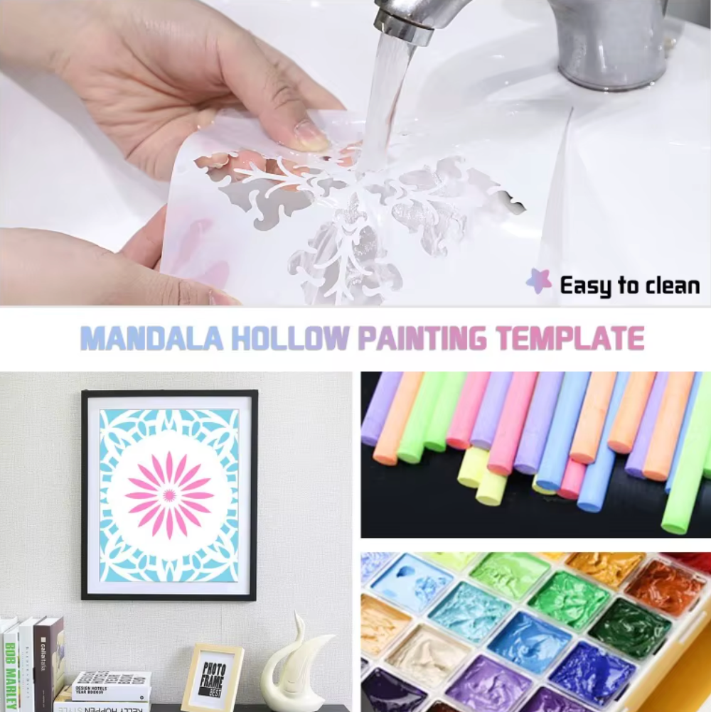 12 Stencils mandala