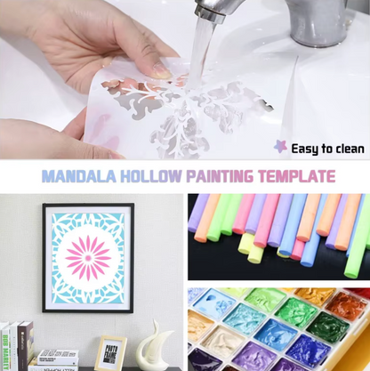 12 Stencils mandala