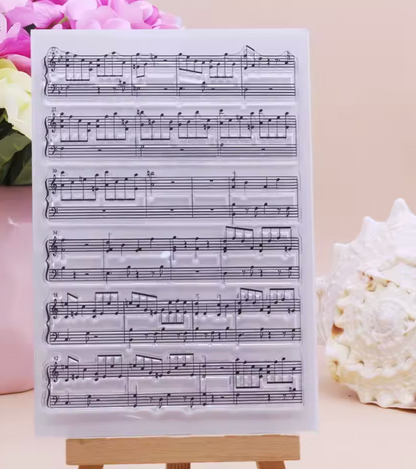 Sellos de silicon Notas de musica