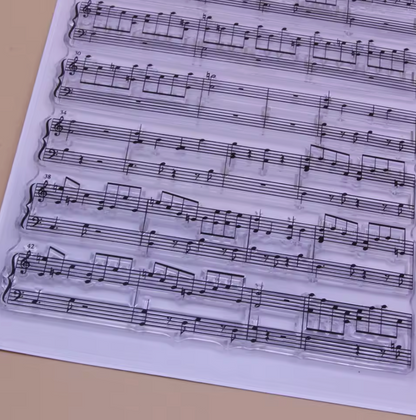 Sellos de silicon Notas de musica