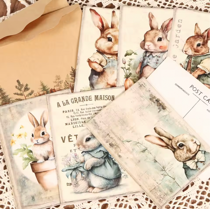 Kit de 16 Cartas + 40 Stickers + 4 Sobres Pascua