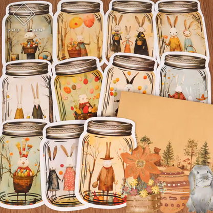 Kit de 16 cartas + 40 Stickers + 4 Sobres Pascua