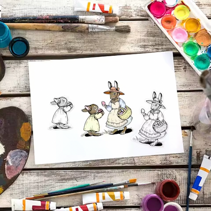 Sellos de silicon Felices Pascuas