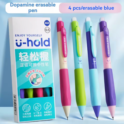 Pluma Azul Borrable - Punta fina