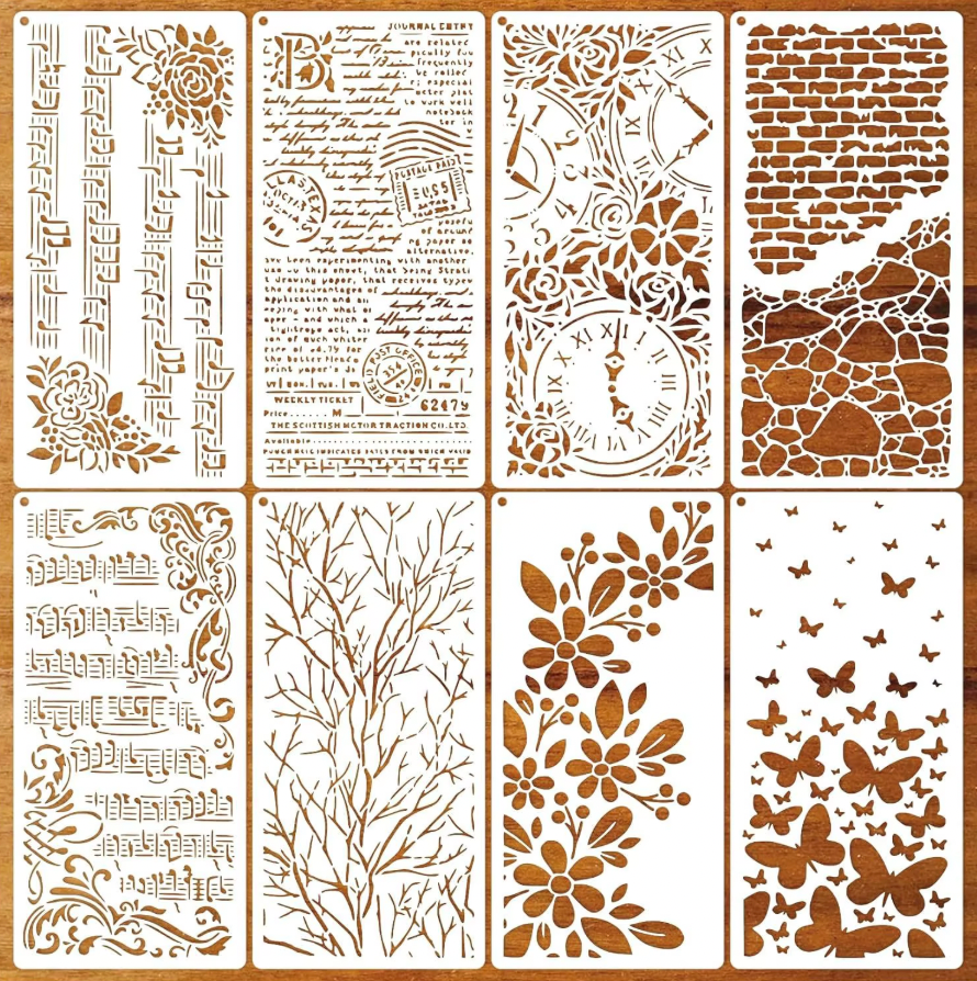 8 Stencils Grandes