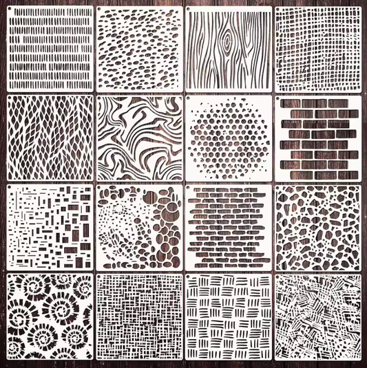 16 Stencils Formas & Patrones