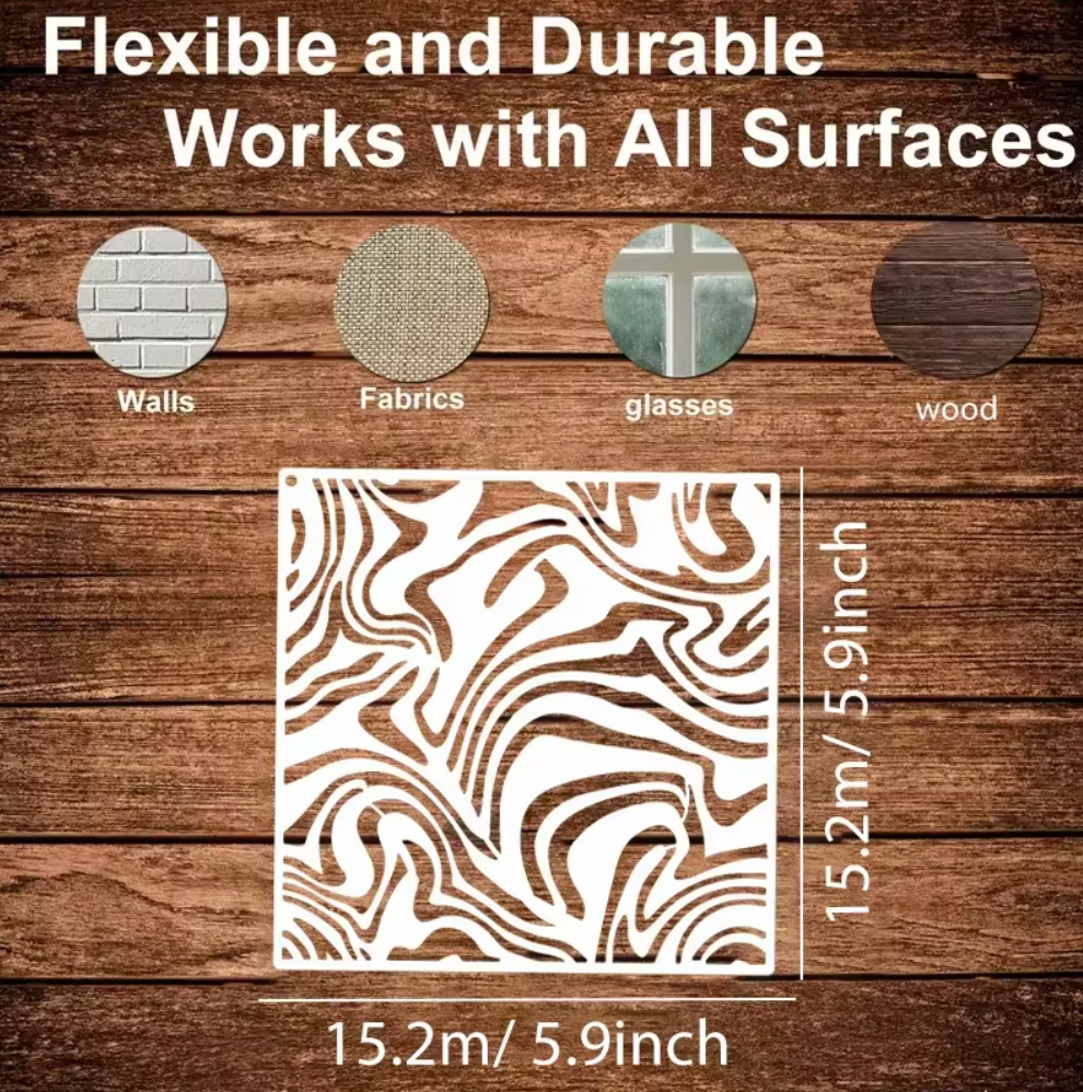 16 Stencils Formas & Patrones
