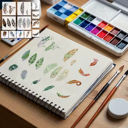 Stencils Plumas