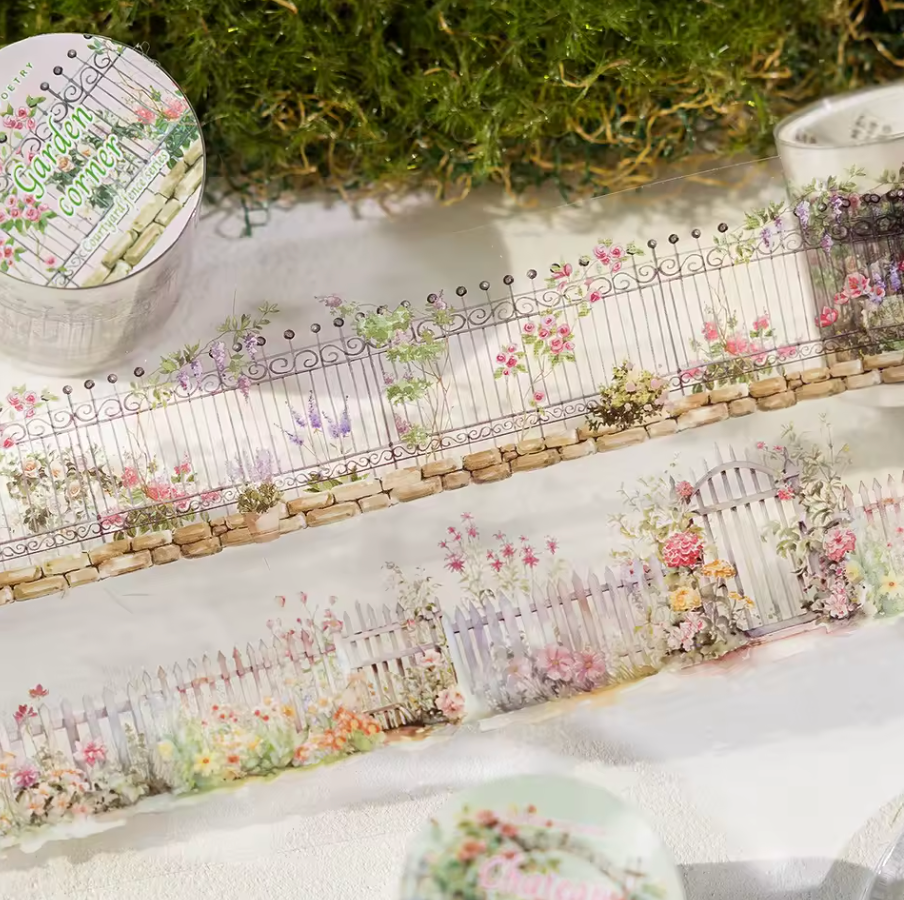 6 Washi Tapes Campo de primavera