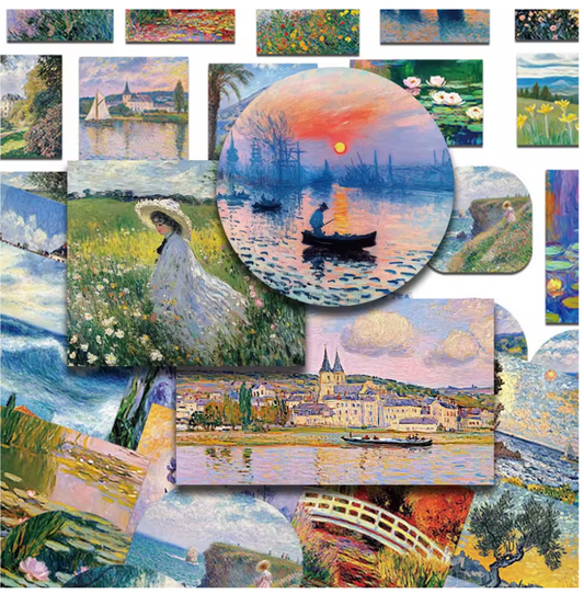50 Stickers Vinil Pinturas