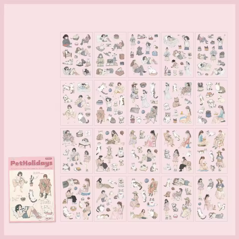 Libro de Stickers Monitas