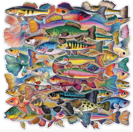 50 Stickers Peces & Sardinas