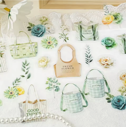 6 Paquetes de mini Stickers Flores