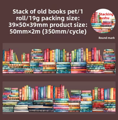 Washi Tape Ancho libros