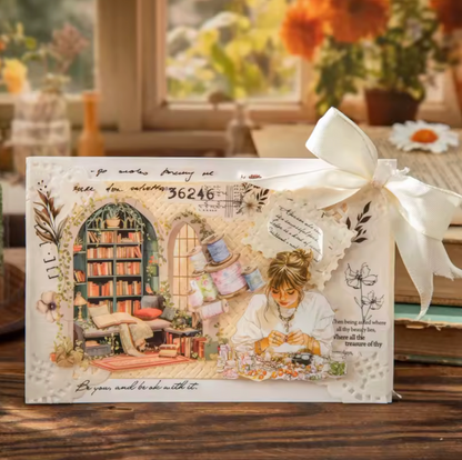 10 Stickers Libros & Biblioteca