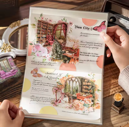 10 Stickers Libros & Biblioteca