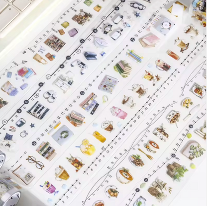 6 Rollos de stickers - Time Serie