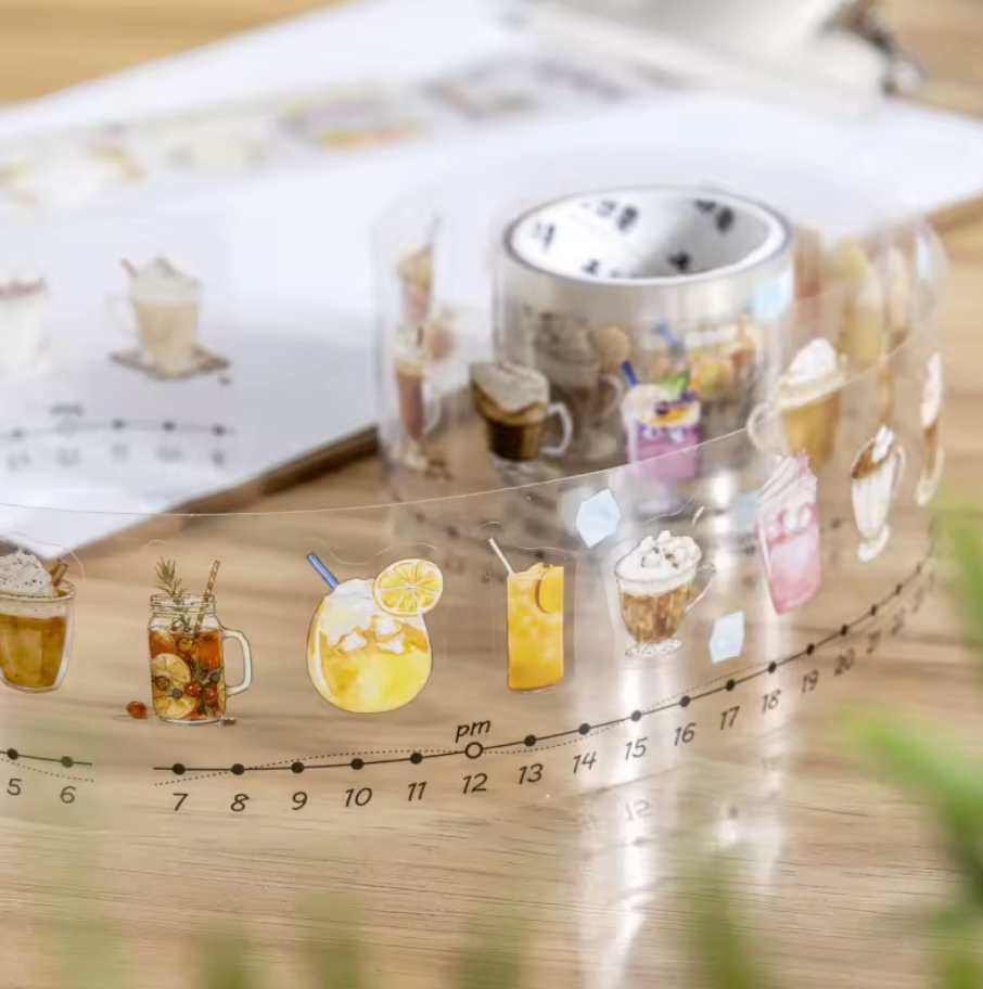 6 Rollos de stickers - Time Serie