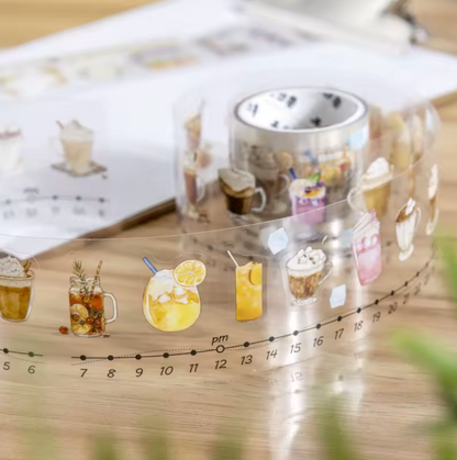 6 Rollos de stickers - Time Serie