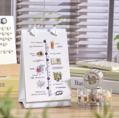 6 Rollos de stickers - Time Serie