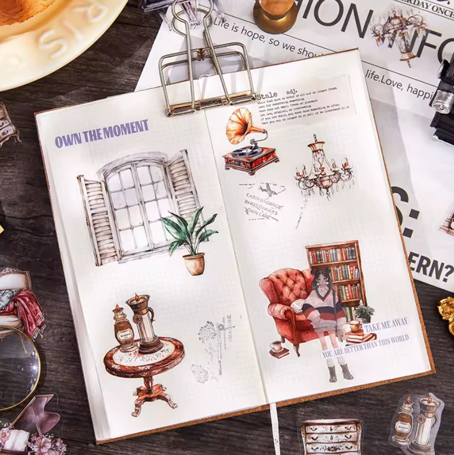 6 paquetes de stickers - 240 Stickers - Miss time