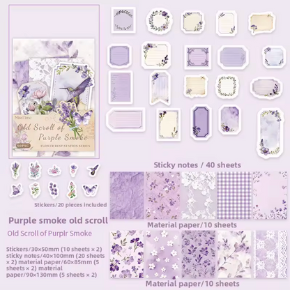 Kit de 80 piezas Flores & Mariposas